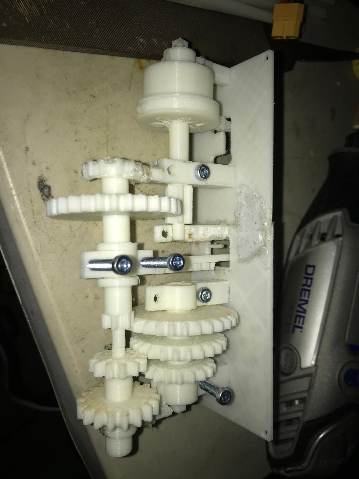 Printed transmission part